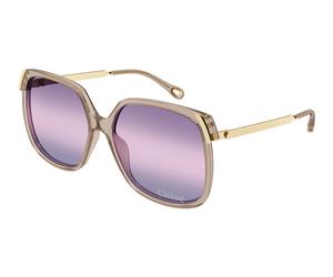 ChloÃ© CH0286S 004 Womenâs Sunglasses Brown Size 60