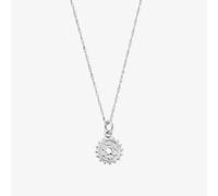 ChloBo Chakra Sterling Silver Tiny Twisted Rope Chain Crown Pendant Necklace SNTRC684