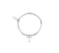 ChloBo Children's Children's Iconic Initial Bracelet - Letter T - Bold Statement | - Sterling Silver