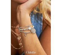 ChloBo Compassion Stack of 3 Love Bracelets Silver