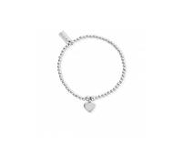 ChloBo Cute Charm Heart Bracelet in Silver