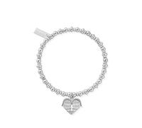 ChloBo Didi Sparkle Heavenly Heart Bracelet 18cm