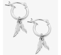 ChloBo Double Feather Hoop Earrings SEH584
