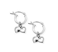ChloBo Double Heart Small Hoops Earrings SEH040