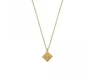 ChloBo Gold Diamond Cut Chain With Moon Magic Pendant GCDC23351 - - Gold Plated / Sterling Silver