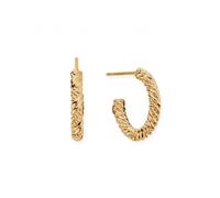ChloBo Gold Entwined Passion Hoop Earrings GEH3209 - Gold Plated / Sterling Silver