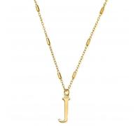 ChloBo Gold Iconic Initial J Necklace GNCC4041J - Exclusive Design | - Sterling Silver / Gold Plated