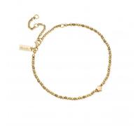 ChloBo Gold Inset Star Anklet GANSTAR - Classic Look | Acotis Diamonds - Gold Plated / Sterling Silver