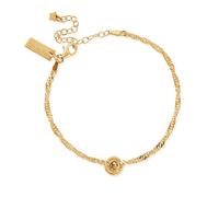Chlobo Gold Plated Twisted Rope Chain Power Within Bracelet