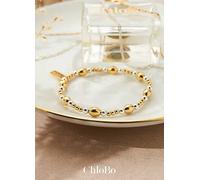 ChloBo Gold & Silver Cute Oval Bracelet Silver