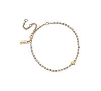 ChloBo Gold & Silver Inset Star Anklet Silver