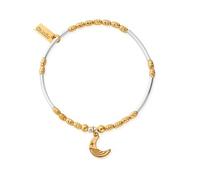 ChloBo Gold + Silver Luna Moon Bracelet - Gold