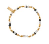 ChloBo Gold Stone of Empowerment Black Rutilated Quartz Bracelet - Gold