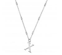 ChloBo Iconic Initial X Silver Necklace SNCC4040X - Timeless Design | - Sterling Silver