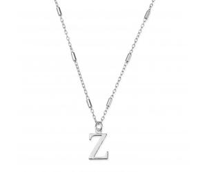ChloBo Iconic Initial Z Silver Necklace SNCC4040Z - Contemporary Appeal - Sterling Silver
