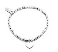 ChloBo Iconic Mini Plain Heart Charm Bracelet SBCC024