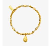 ChloBo Joyful Glow 18ct Gold Plated & Citrine Bracelet GBFC3587