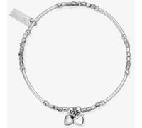 ChloBo Ladies Mini Noodle Cube Double Heart Bracelet SBMNC040