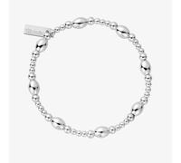 ChloBo Ladies Silver Cute Oval Bracelet SBCOR