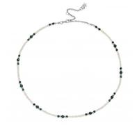 ChloBo Lucky Aura Necklace SNMTP - Modern Style | Acotis Diamonds - Sterling Silver / Pearl / Stone