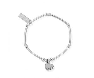 ChloBo Mini Noodle Sparkle Rice Love Heart Charm