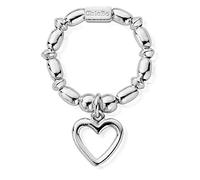ChloBo Mini Rice Open Heart Ring Size Large