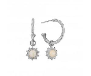 ChloBo New Hope Hoops SEH3304 - Bold Statement | Acotis Diamonds - Sterling Silver / Stone