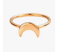 ChloBo Rose Gold Plated Luna Soul Moon Medium Ring RRMOON2276