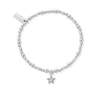 ChloBo Silver April Star Bracelet - Silver