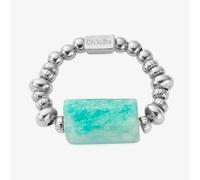 ChloBo Silver Balance Spirit Stone Ring SR2SSAM (M)