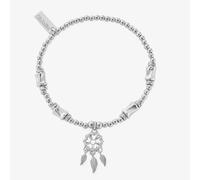 ChloBo Silver Cute Charm Chunky Twist Dream Catcher Bracelet SBCCCT3290