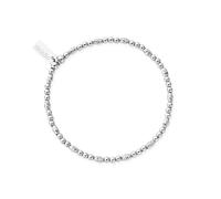 ChloBo Silver Dainty Sparkle Bracelet - Silver
