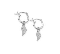 ChloBo Silver Divinity Within Hoop Earrings - Silver