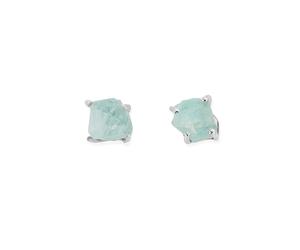 ChloBo Silver Harmony Amazonite Studs - Silver