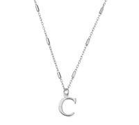 ChloBo Silver Iconic Initial Necklace - Letter C