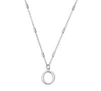 ChloBo Silver Iconic Initial Necklace - Letter O