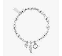 ChloBo Silver Luck And Courage Bracelet SBMULLC