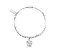 ChloBo Silver Sheltered Glow Turtle Bracelet - Silver