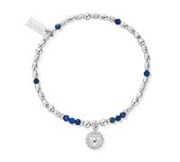 ChloBo Silver Throat Kyanite Chakra Bracelet - Silver