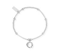 ChloBo Sterling Silver Cute Mini Moon And Star Bracelet D - Sterling Silver
