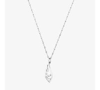 ChloBo Sterling Silver Delicate Cube Heart Angel Wing Necklace SNDC3238