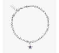 ChloBo Sterling Silver February Birthstone Bracelet SBBCB3482