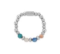 Chlobo Sterling Silver Shadows of Peace Ring - L