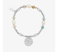 ChloBo Treasures Of Bali Dreamers Paradise Sterling Silver Mixed Stone Beaded Charm Bracelet SBAP3534