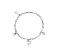 ChloBo Triple Heart Bracelet Silver