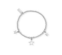 ChloBo Triple Star Bracelet Silver
