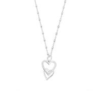 ChloBo Valentines Day Interlocking Love Heart Necklace SNDC572