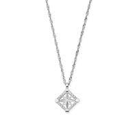 ChloBo Wandering Free Sterling Silver Twisted Rope Chain Inner Guidance Necklace - Silver