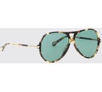 CHLOÉ Aviator Tortoiseshell Acetate Sunglasses with Double Bridge - Size: OS - female