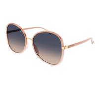 Chloé CH0030S 004 Woman Sunglasses Injected Orange Round Shaded
